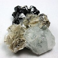 Cassiterite, Goshenite, Muscovite