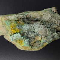 Uraninite, Malachite, Uranophane