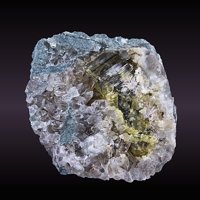 Narsarsukite, Elpidite, Quartz
