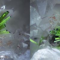 Agardite-(Ce), Baryte, Quartz
