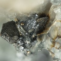 Rambergite, Tremolite, Pyrite