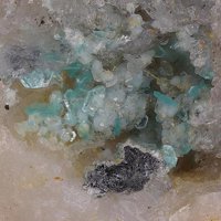Namuwite, Quartz, Sphalerite