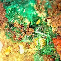 Macquartite, Dioptase