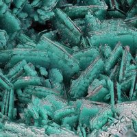 Lanthanite-(Ce), Malachite