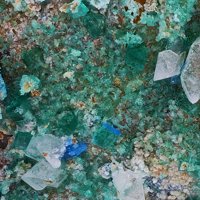 Ramsbeckite, Anglesite, Brochantite