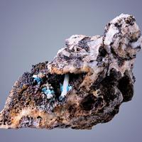 Caledonite, Cerussite, Goethite