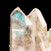 Quartz, Ajoite, Copper