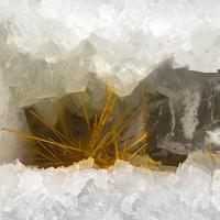 Aeschynite-(Y), Dolomite, Quartz