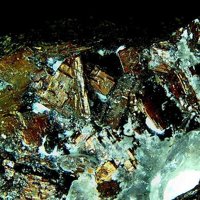 Fayalite, Calcite