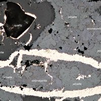 Jalpaite, Stromeyerite, Sphalerite