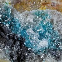 Caledonite, Leadhillite, Cerussite