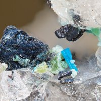 Langite, Posnjakite, Covellite