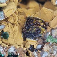 Bariopharmacosiderite, Olivenite, Goethite