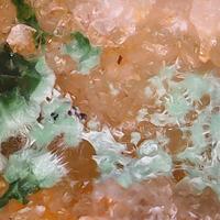 Agardite-(Ce), Quartz
