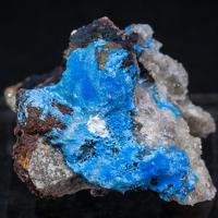 Carbonatecyanotrichite, Calcite, Fluorite