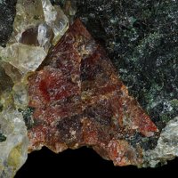 Danalite, Fluorite