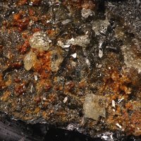 Fassinaite, Sulphur, Sphalerite