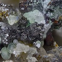 Ullmannite, Hydromagnesite, Aragonite