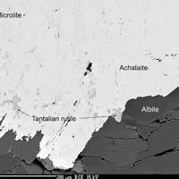 Achalaite, Albite, Rutile