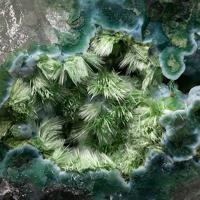 Agardite-(La), Chrysocolla, Quartz