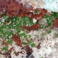 Tangeite, Goethite, Quartz