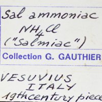 Salammoniac, Scoria