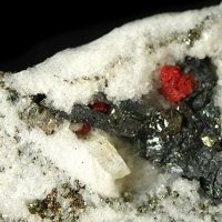 Rathite, Pyrite, Realgar