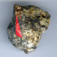 Akopovaite, Siderite, Schorl