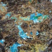 Barahonaite-(Fe), Conichalcite, Lavendulan