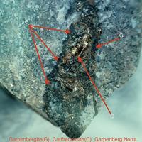 Garpenbergite, Carlfrancisite, Dolomite