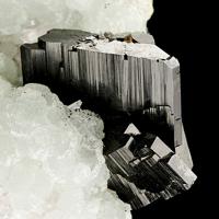 Babingtonite, Prehnite, Quartz