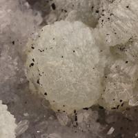 Babingtonite, Prehnite, Quartz