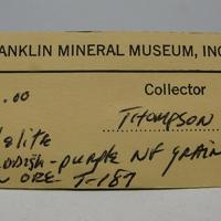 Adelite, Willemite, Franklinite