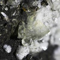 Cahnite, Calcite