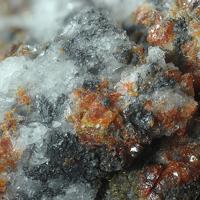 Baumhauerite, Sphalerite, Gypsum