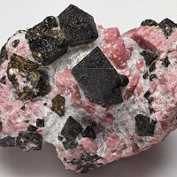 Gahnite, Calcite, Rhodonite