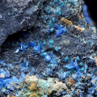 Langite, Linarite, Galena