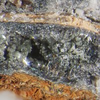 Fassinaite, Anglesite, Galena