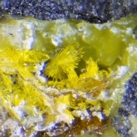 Uranospinite, Uranophane, Baryte