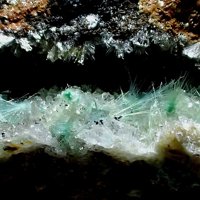 Quetzalcoatlite, Hemimorphite, Fluorite