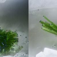 Agardite-(Ce), Quartz