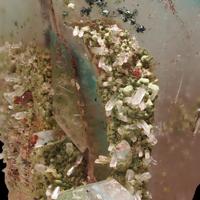 Ajoite, Quartz