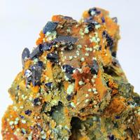 Agardite-(Y), Azurite