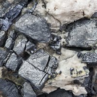 Ullmannite, Calcite