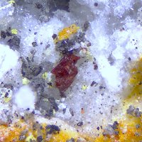 Laphamite, Arsenolite, Sulphur