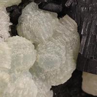 Babingtonite, Prehnite, Quartz