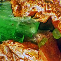 Gaspéite, Annabergite, Siderite