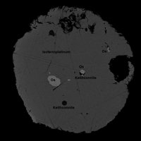 Osmium, Keithconnite, Iron-Platinum alloy