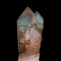 Ajoite, Quartz