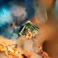 Favreauite, Goethite, Chalcomenite